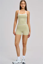 The Quest Cross Back Crop Top