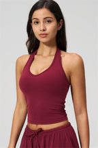 The Sprint Halter Tank Top