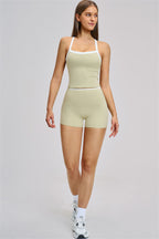 The Quest Cross Back Crop Top