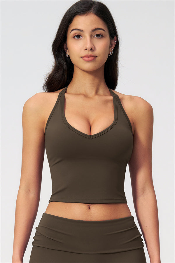 The Twirl Halter Tank Top
