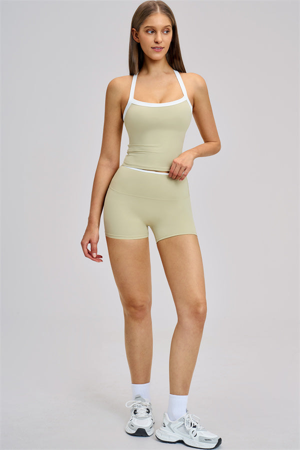 The Quest Cross Back Crop Top