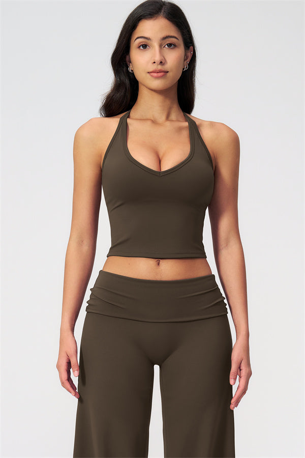The Twirl Halter Tank Top