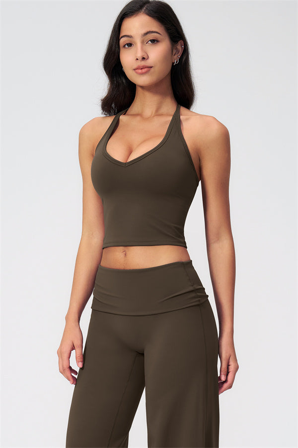 The Twirl Halter Tank Top