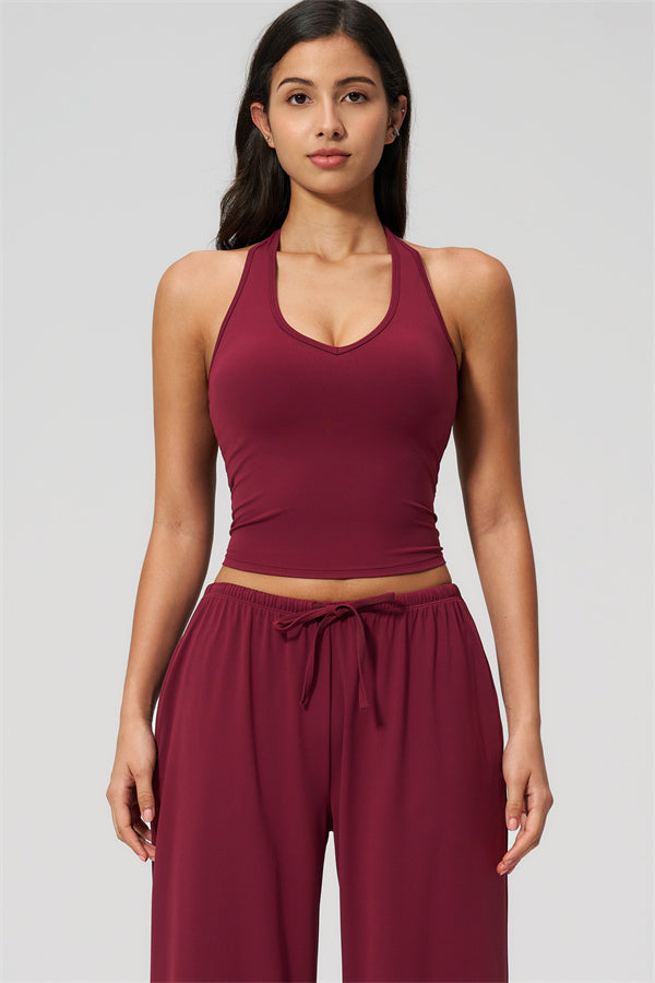 The Sprint Halter Tank Top