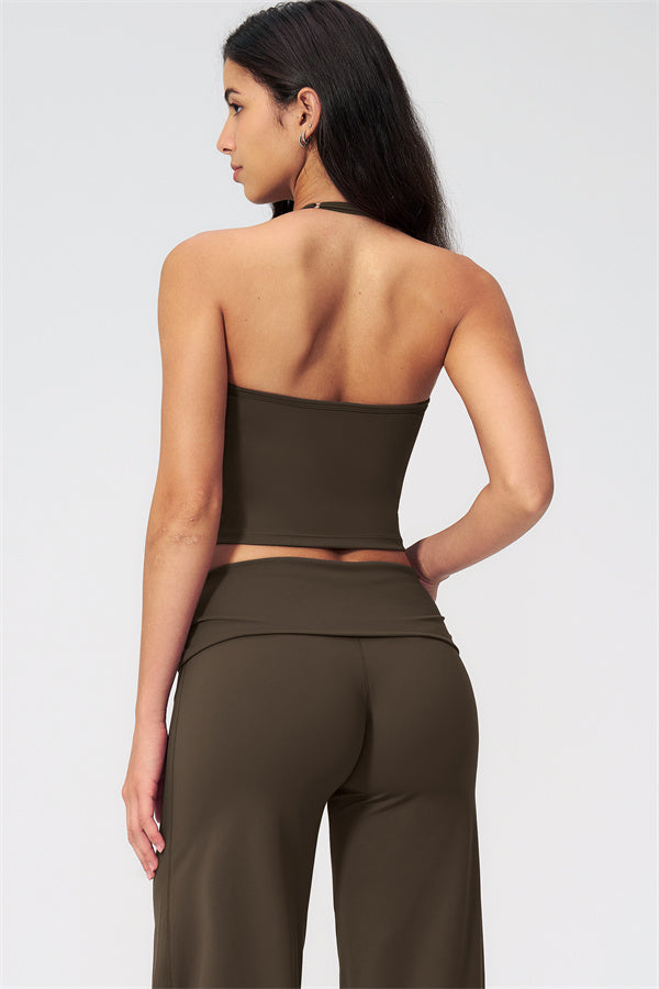 The Twirl Halter Tank Top