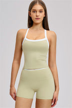 The Quest Cross Back Crop Top
