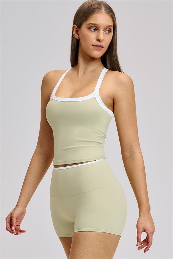 The Quest Cross Back Crop Top