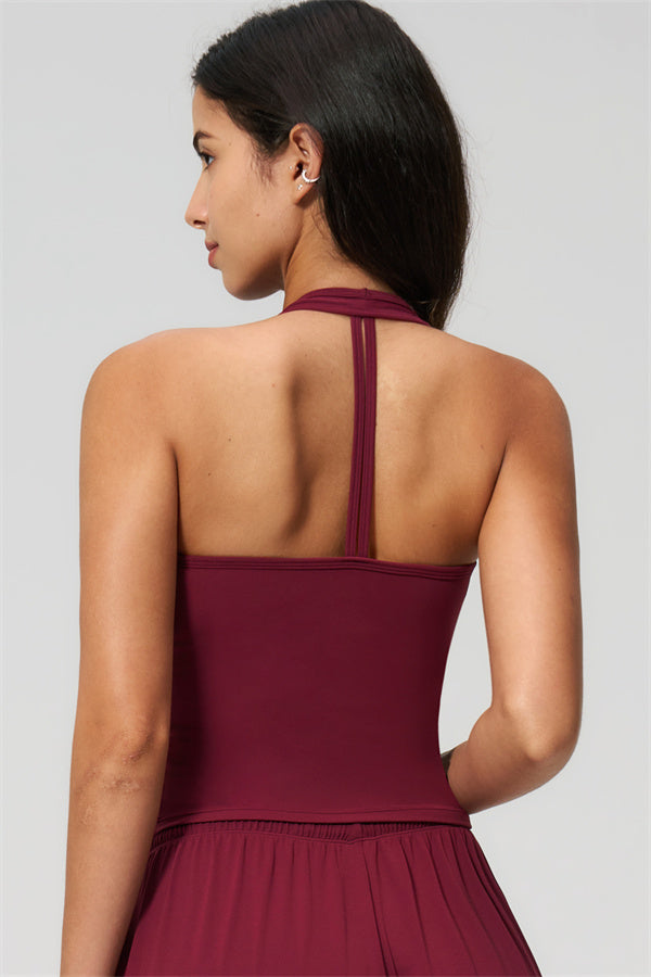 The Sprint Halter Tank Top