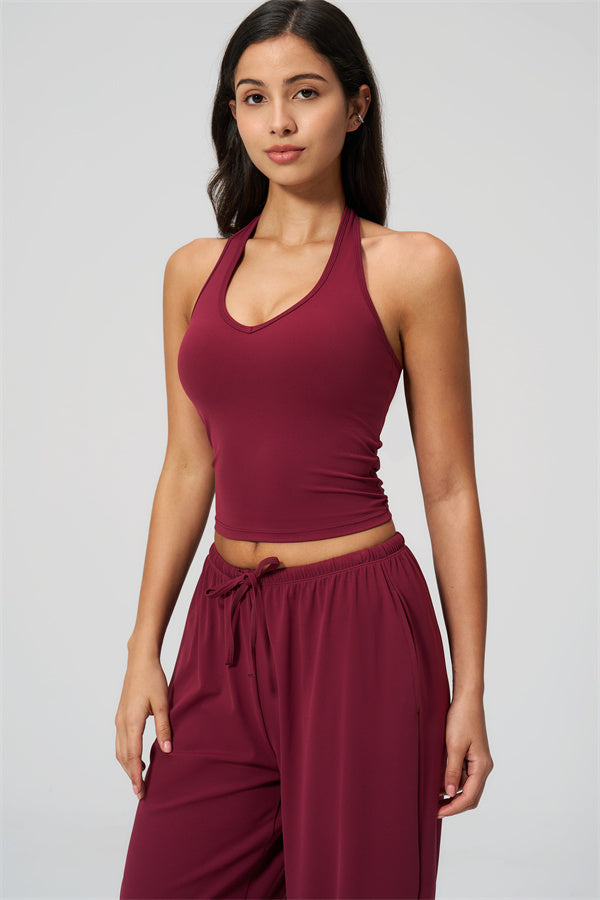 The Sprint Halter Tank Top