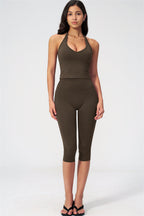 The Twirl Halter Tank Top