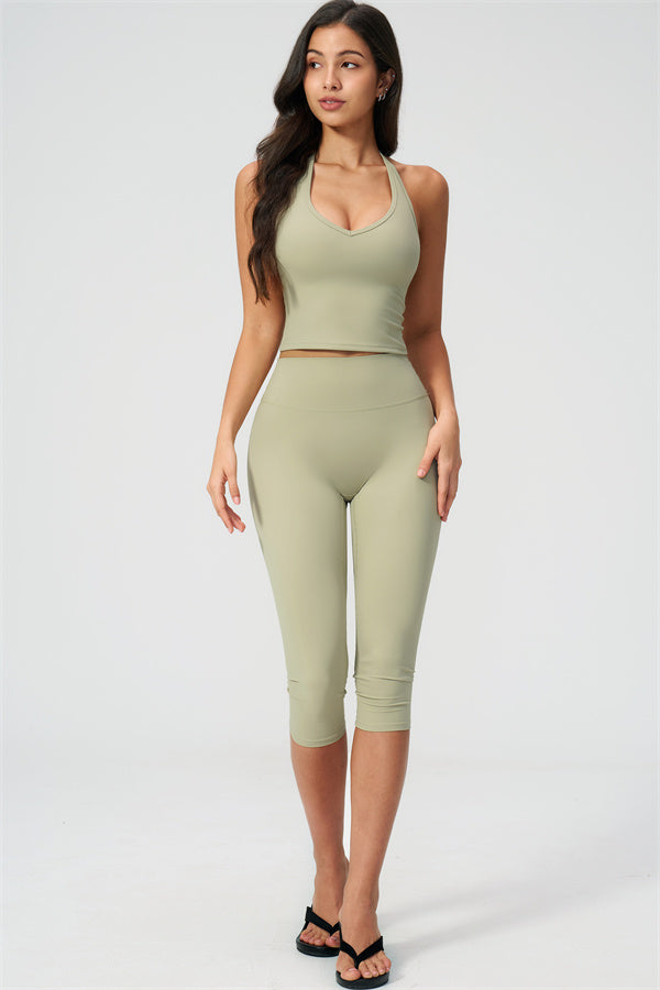 The Twirl Halter Tank Top