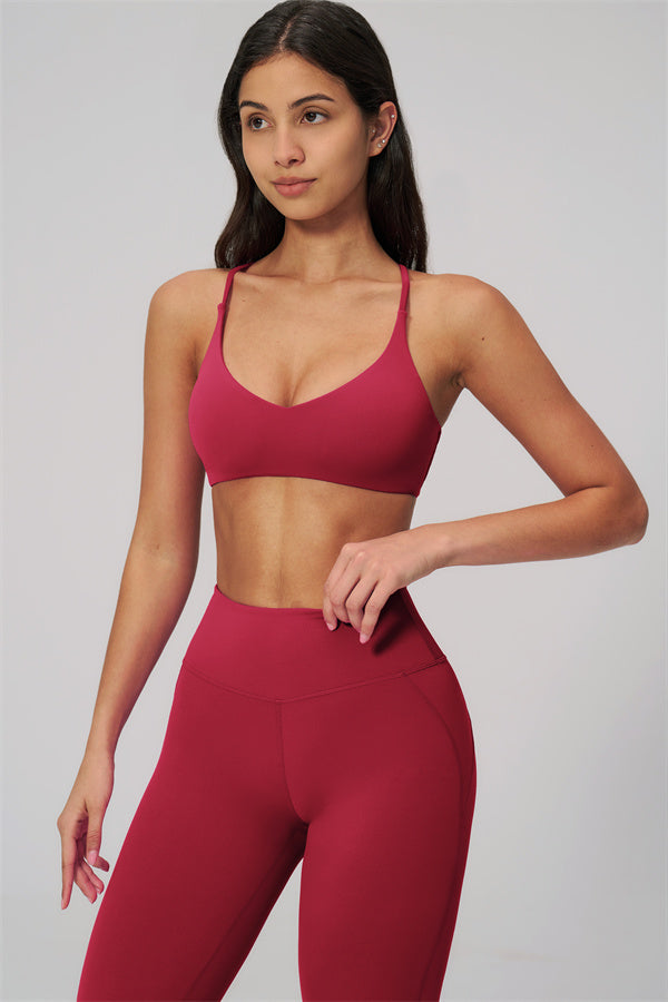 The Bold Cross Back Sports Bra
