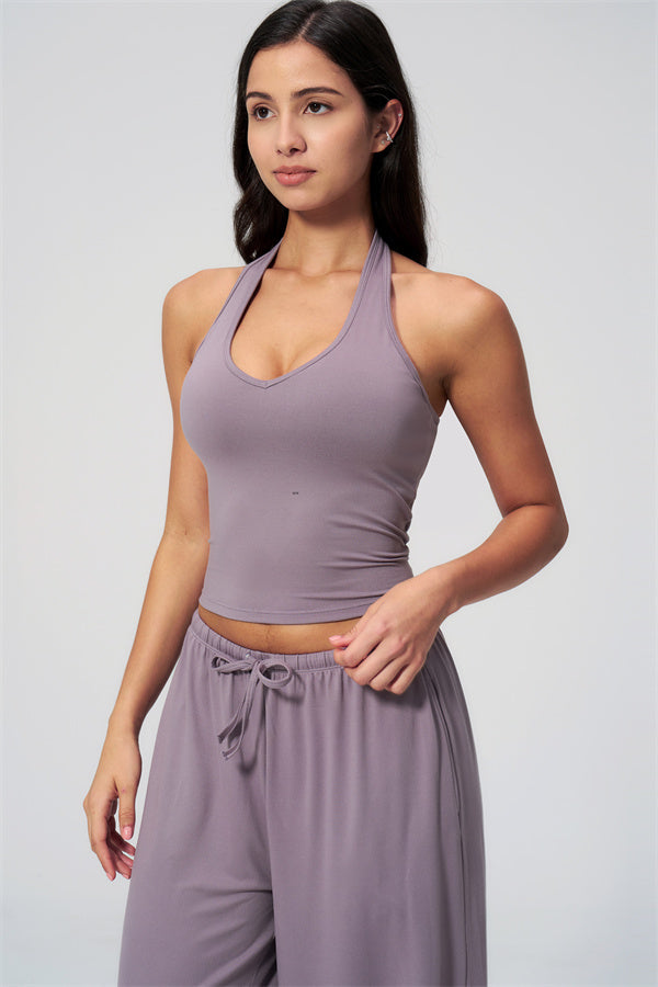 The Sprint Halter Tank Top