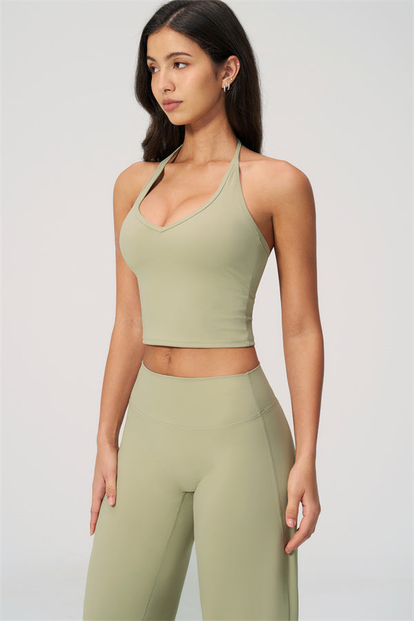 The Twirl Halter Tank Top