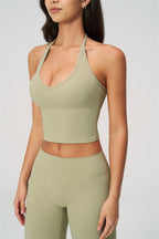 The Twirl Halter Tank Top