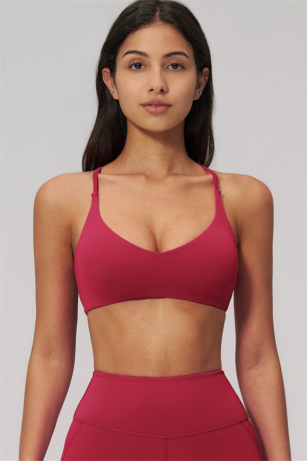 The Bold Cross Back Sports Bra