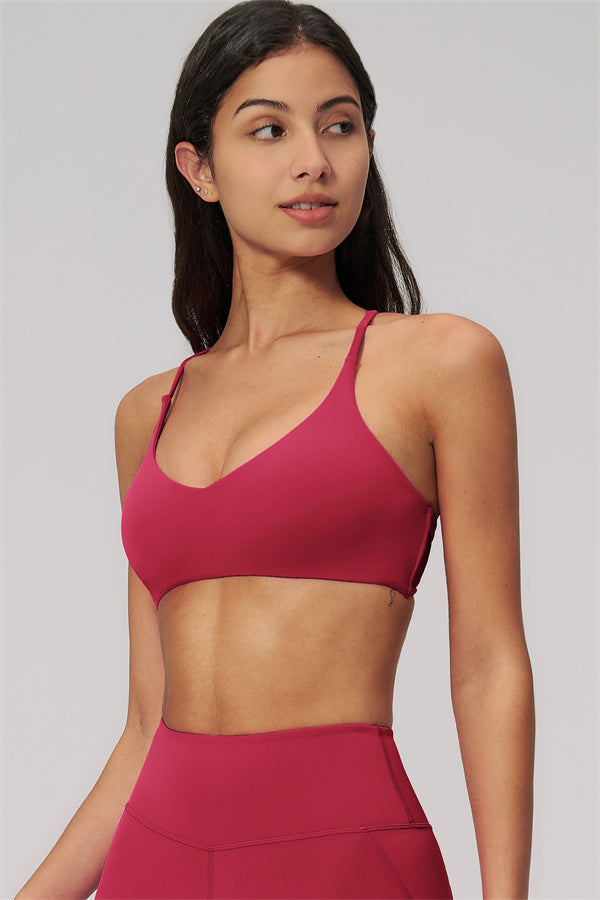 The Bold Cross Back Sports Bra