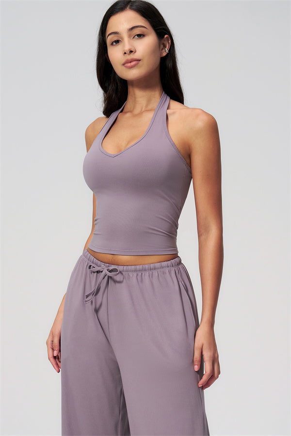 The Sprint Halter Tank Top