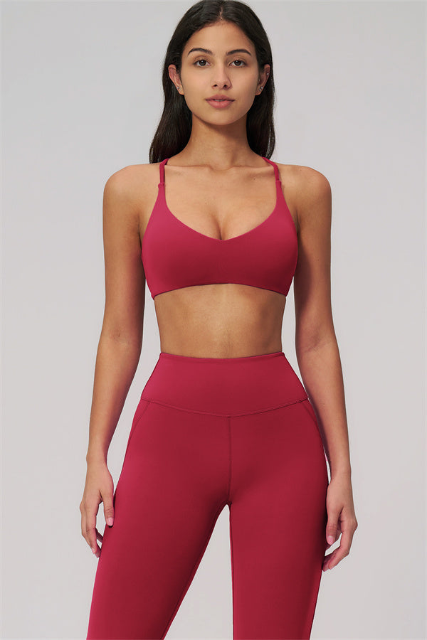 The Bold Cross Back Sports Bra