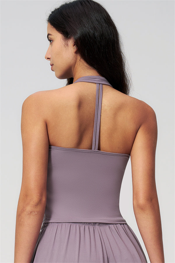 The Sprint Halter Tank Top