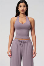 The Sprint Halter Tank Top