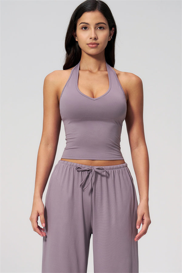 The Sprint Halter Tank Top