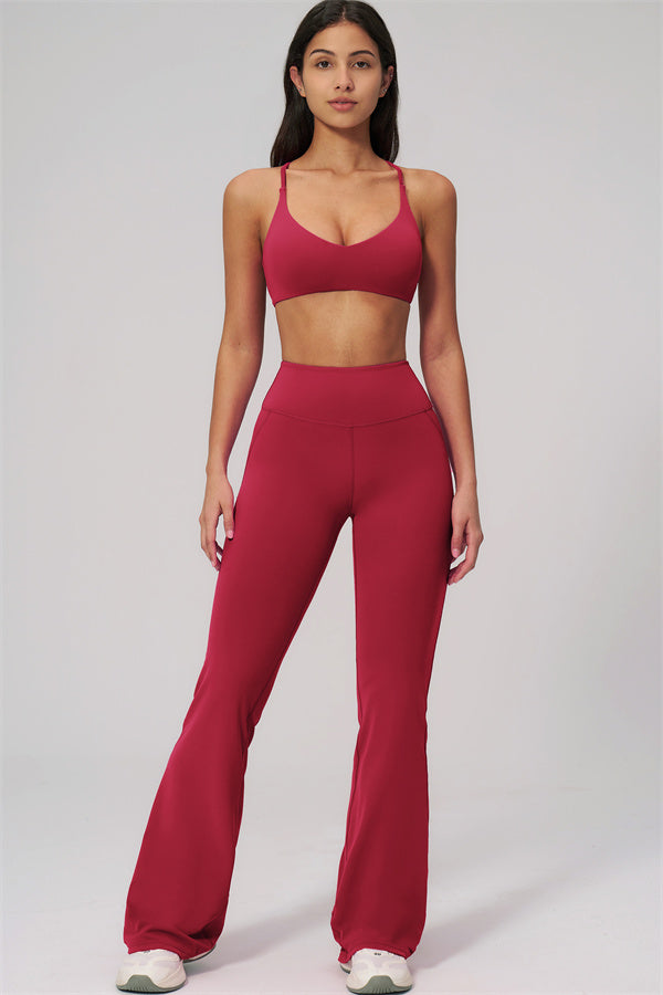 The Bold Cross Back Sports Bra