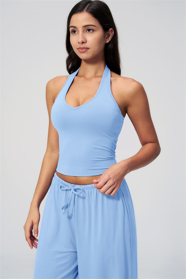 The Sprint Halter Tank Top