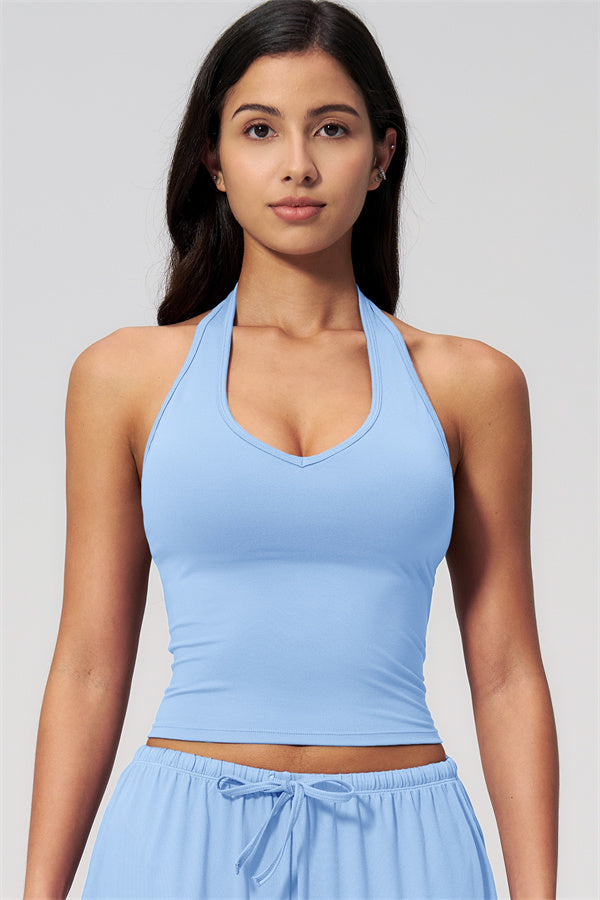 The Sprint Halter Tank Top