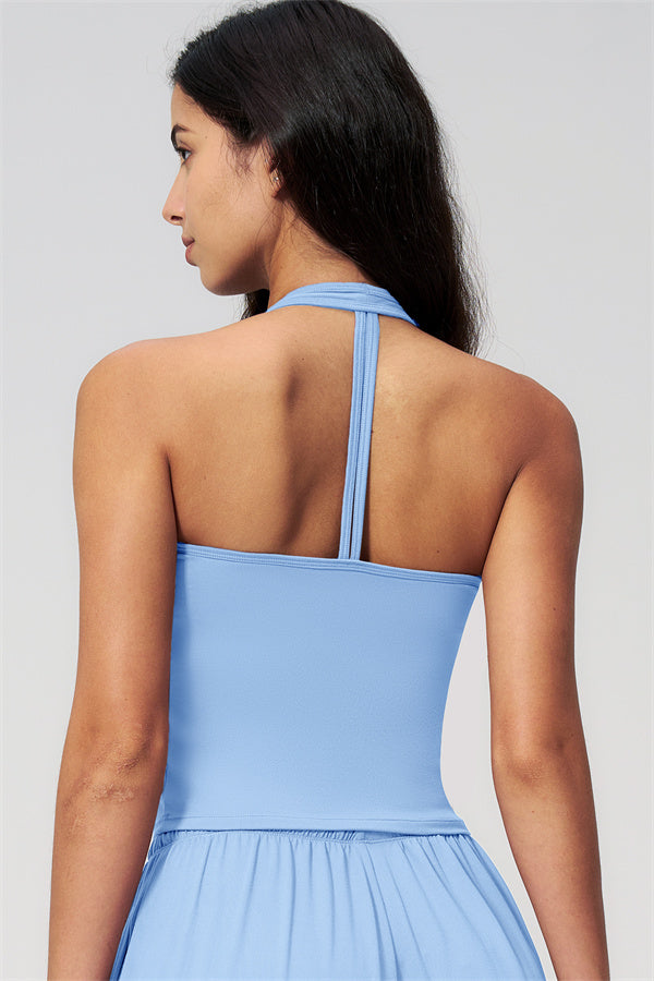 The Sprint Halter Tank Top