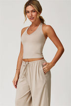 The Sprint Halter Tank Top