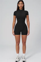 The Anew Zipper Romper