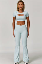The Lavish Cut-out Crop Top