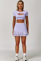 The Lavish Cut-out Crop Top