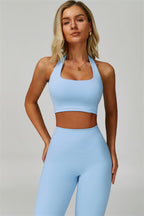 The Seraphine Halter Crop Top