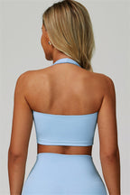 The Seraphine Halter Crop Top