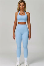 The Seraphine Halter Crop Top