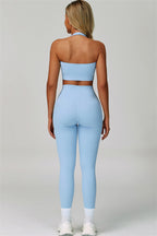 The Seraphine Halter Crop Top