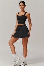 The Balance Crop Top Tennis Skirt 2-Piece Set