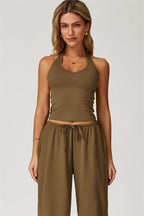 The Sprint Halter Tank Top