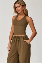 The Sprint Halter Tank Top