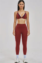 The Seraphine Layered V Sports Bra
