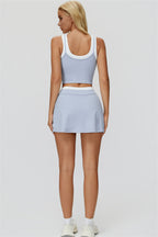 The Canyon Crop Tank Skirt 2-Piece Set