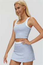 The Canyon Crop Tank Skirt 2-Piece Set