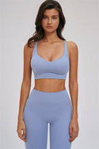 The Kinetic Cross Back Sports Bra