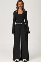 The Sprint Long Sleeve Crop Top