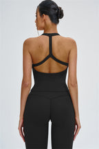 The Slate Y-Back Top