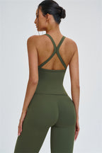 The Slate Cross Back Top