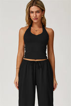 The Sprint Halter Tank Top