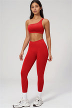 The Empower One-Shoulder Sports Bra